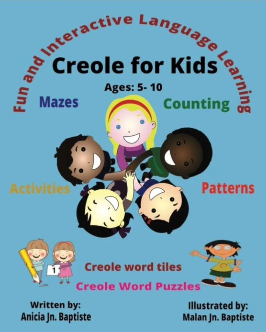 Creole for Kids: Fun and Interactive Activity Book - ShopSLU