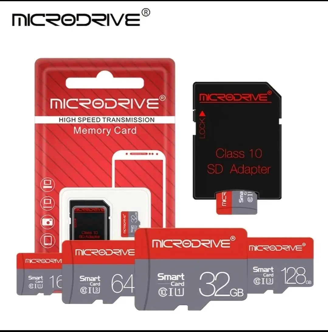 32GB 64GB 128GB Micro SD Card SDHC SDXC TF Memory Card Class 10 with Adapter