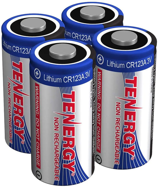 Tenergy CR123A Lithium Battery - ShopSLU