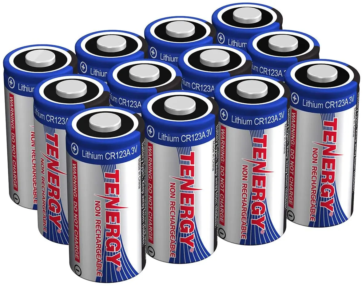 Tenergy CR123A Lithium Battery - ShopSLU